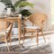 Baxton Studio Varick Modern Bohemian Natural Brown Finished Rattan Dining Chair 205-12672 - alternate 10